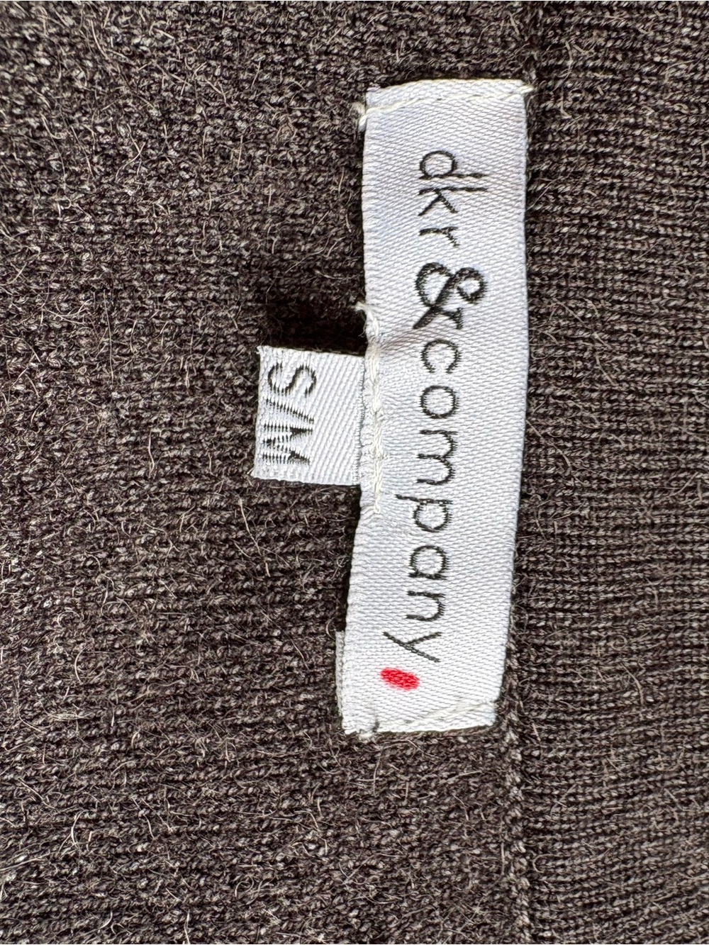 NWOT Women’s Long Sleeve Knit Dress in Dark Brown - Picture 2 of 6